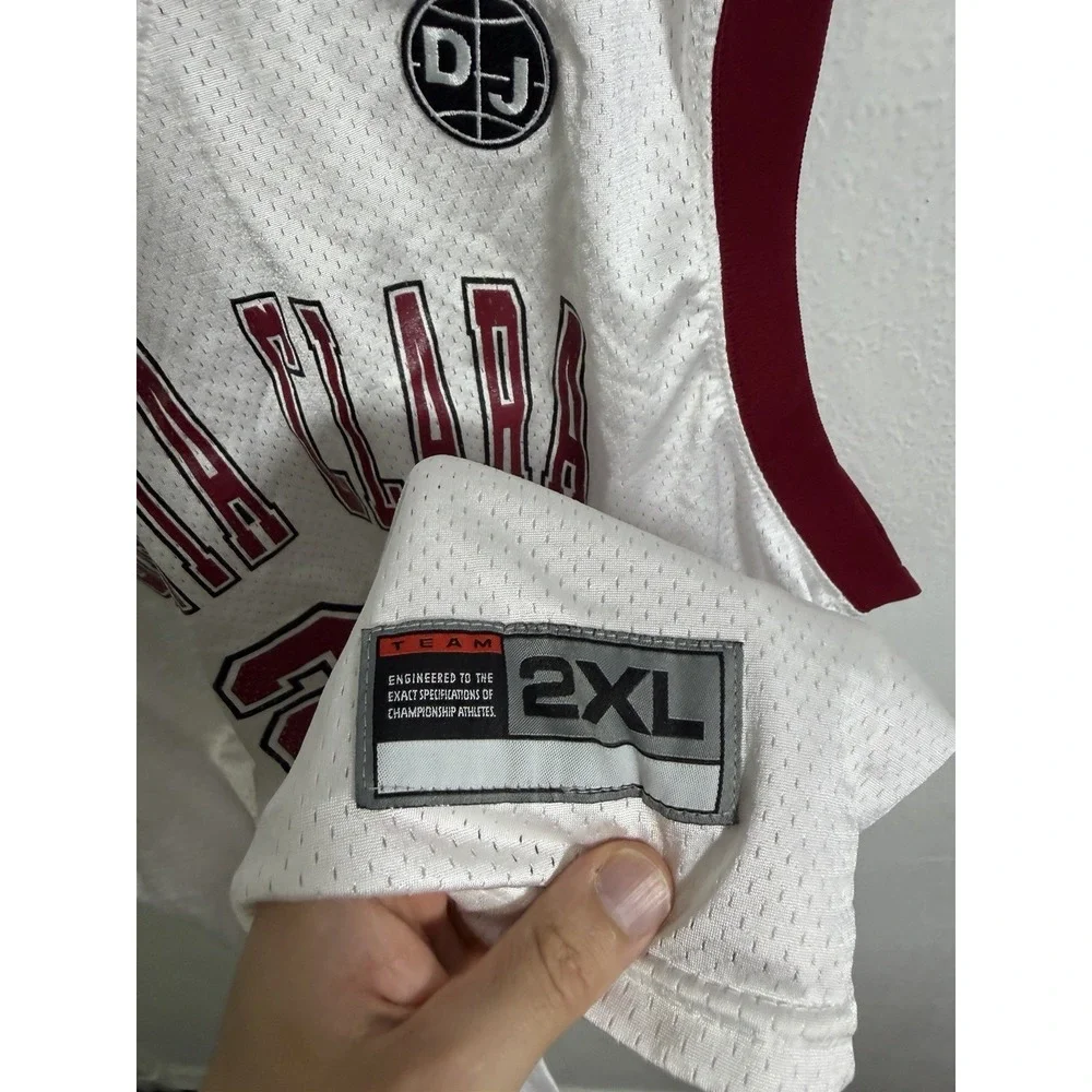 Vintage Nike Santa Clara Broncos #21 Basketball Jersey / Size 2XL